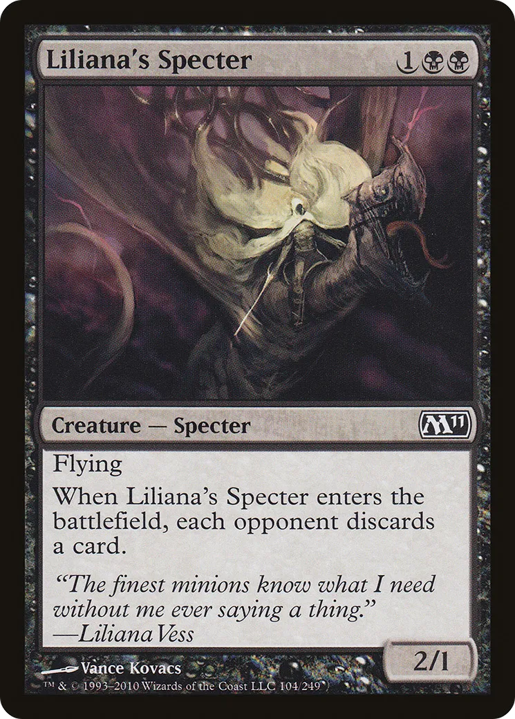 Liliana's Specter — Magic 2011 — Magic: The Gathering