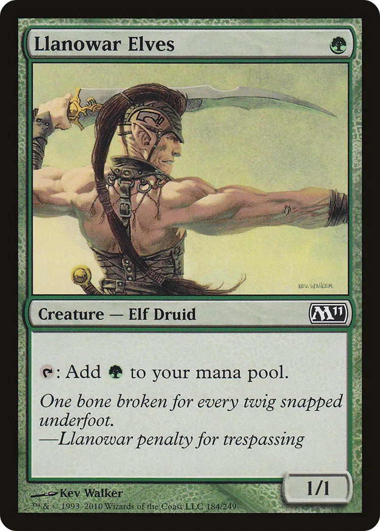 Llanowar Elves — Magic 2011 — Magic: The Gathering