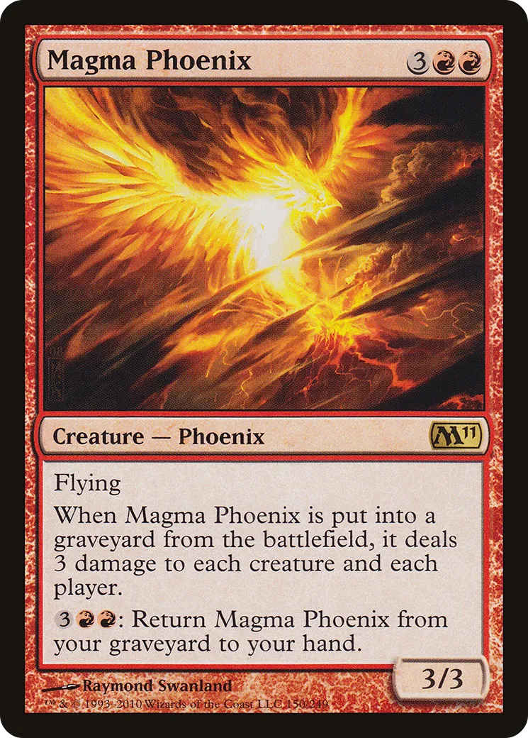 Magma Phoenix — Magic 2011 — Magic: The Gathering