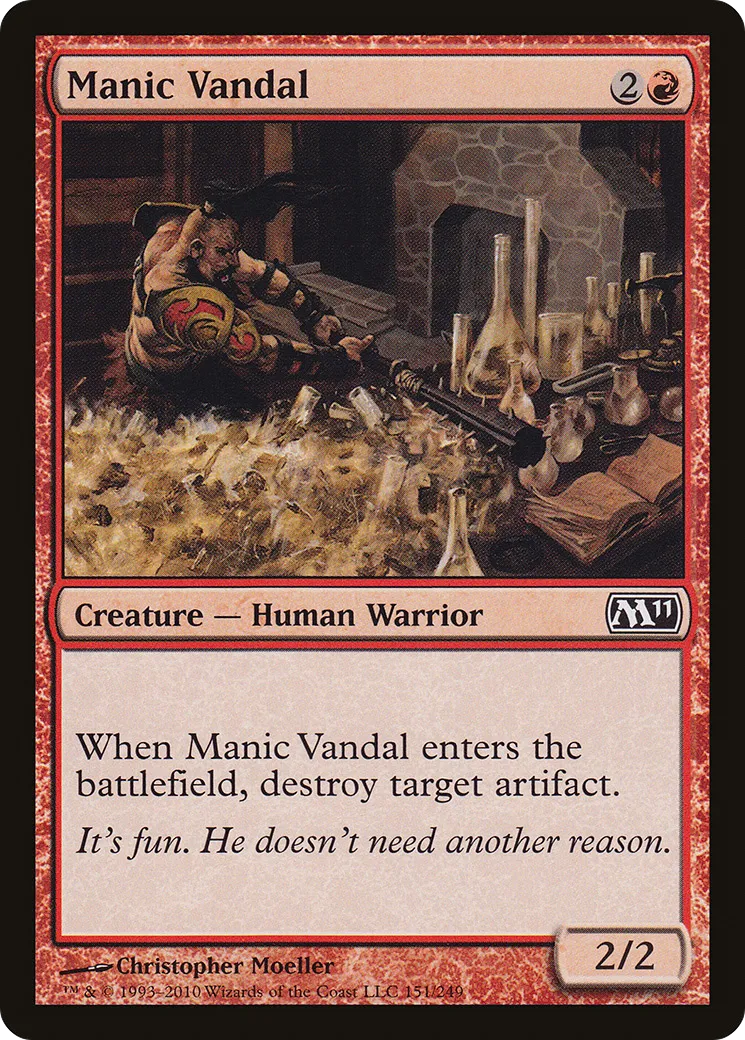 Vandale maniaque — Magic 2011 — Magic: The Gathering