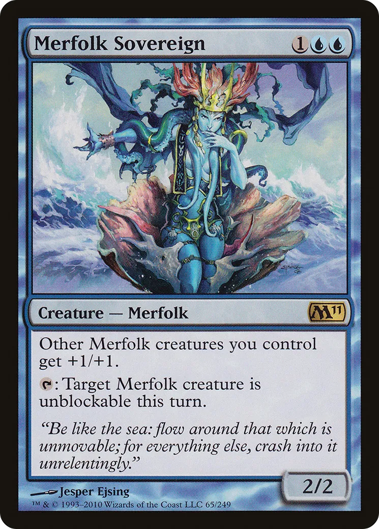 Merfolk Sovereign — Magic 2011 — Magic: The Gathering