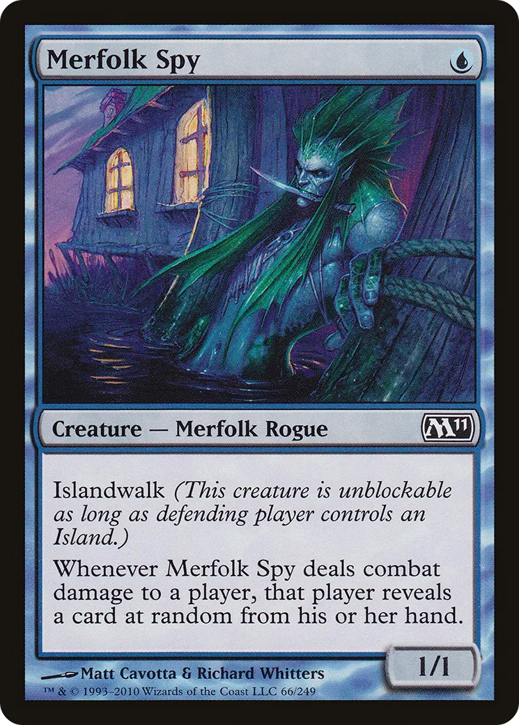 Merfolk Spy — Magic 2011 — Magic: The Gathering