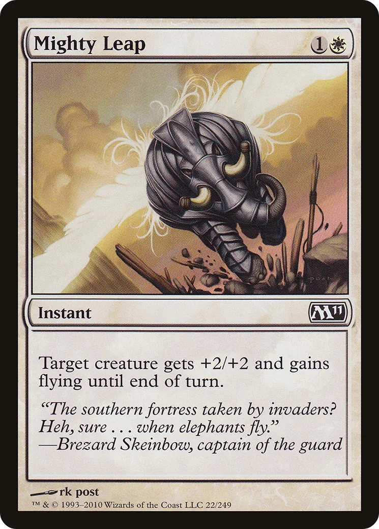 Mighty Leap — Magic 2011 — Magic: The Gathering