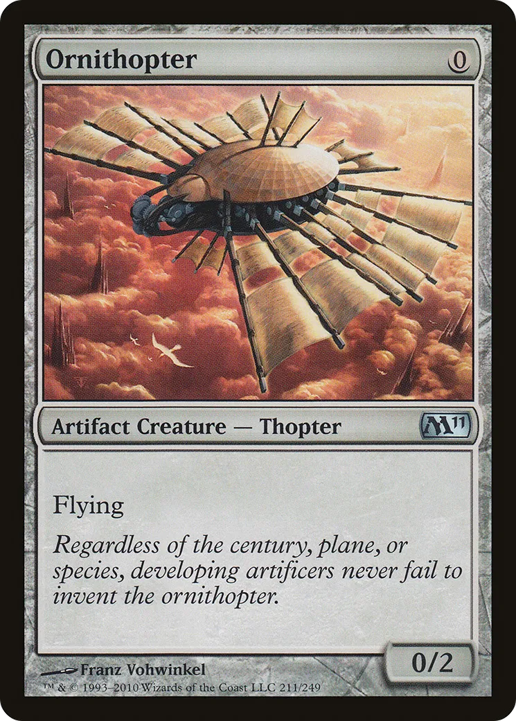 Ornithopter — Magic 2011 — Magic: The Gathering