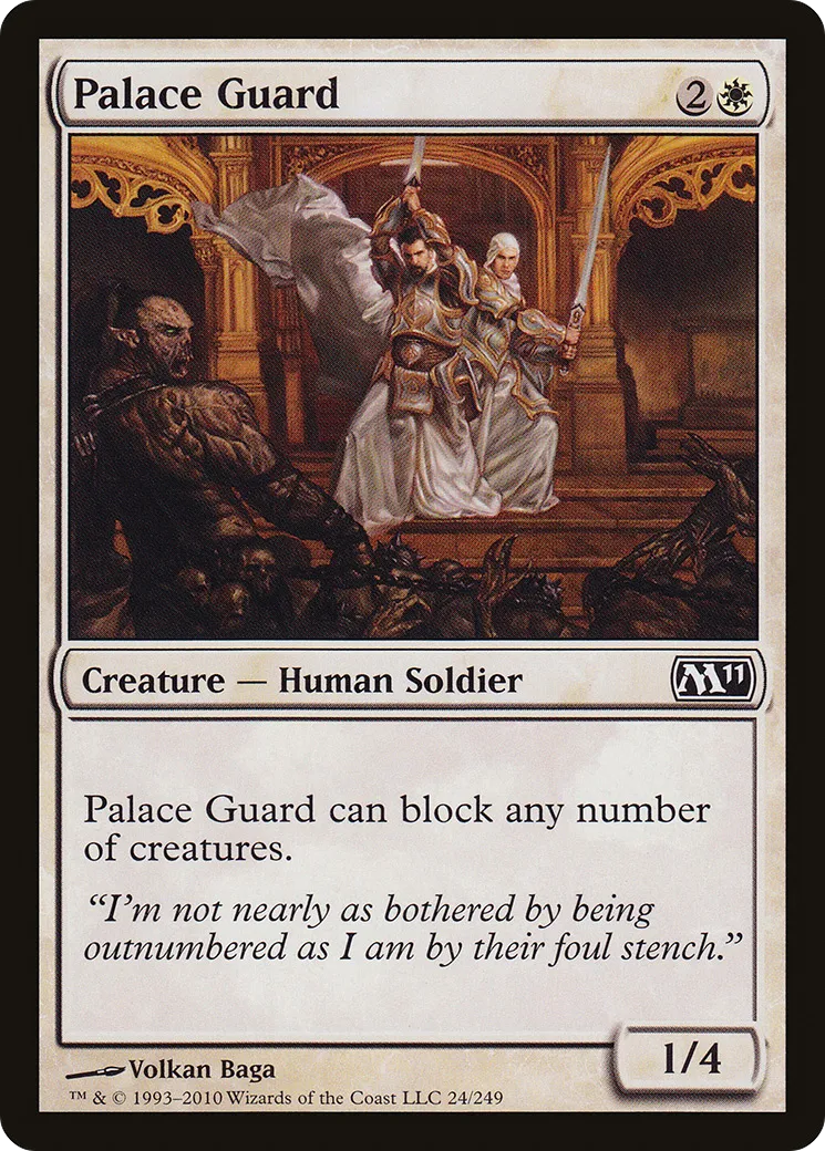 Palace Guard — Magic 2011 — Magic: The Gathering