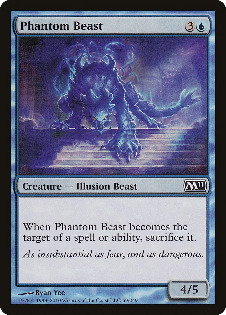 Phantom Beast — Magic 2011 — Magic: The Gathering
