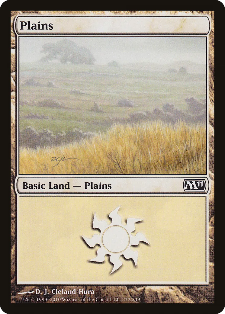 Plaine — Magic 2011 — Magic: The Gathering