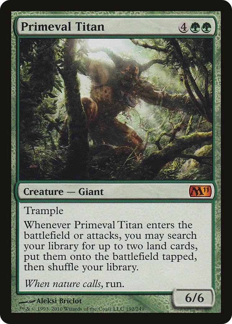 Primeval Titan — Magic 2011 — Magic: The Gathering