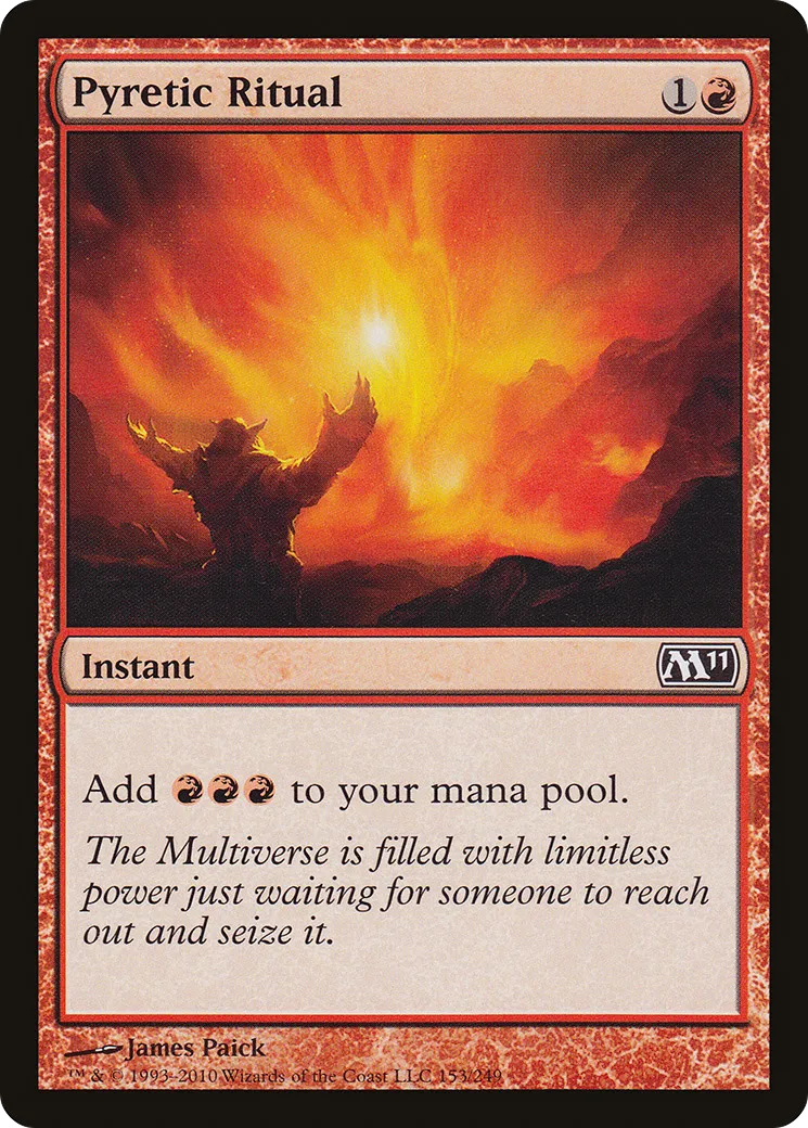 Pyretic Ritual — Magic 2011 — Magic: The Gathering