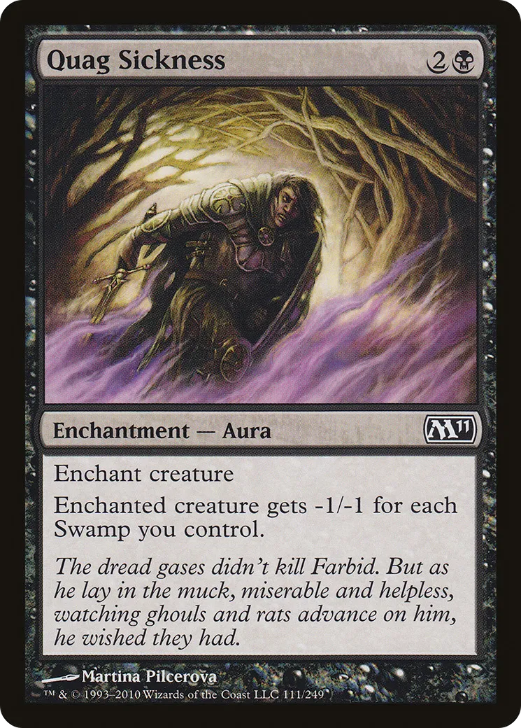Mal des bourbiers — Magic 2011 — Magic: The Gathering