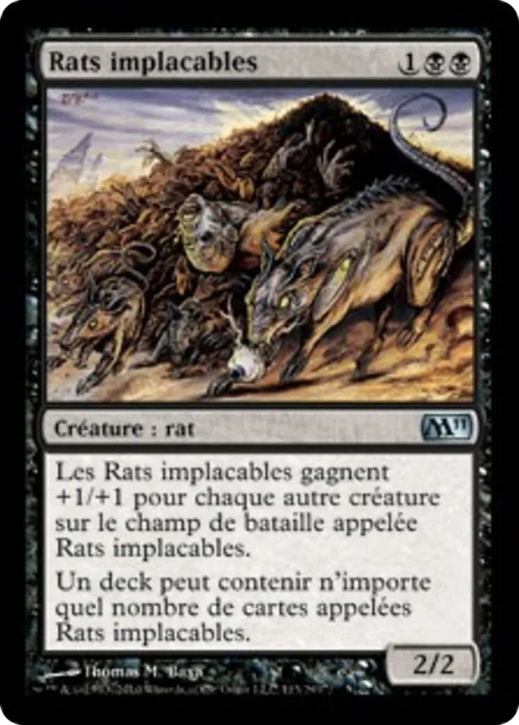 Rats implacables — Magic 2011 — Magic: The Gathering