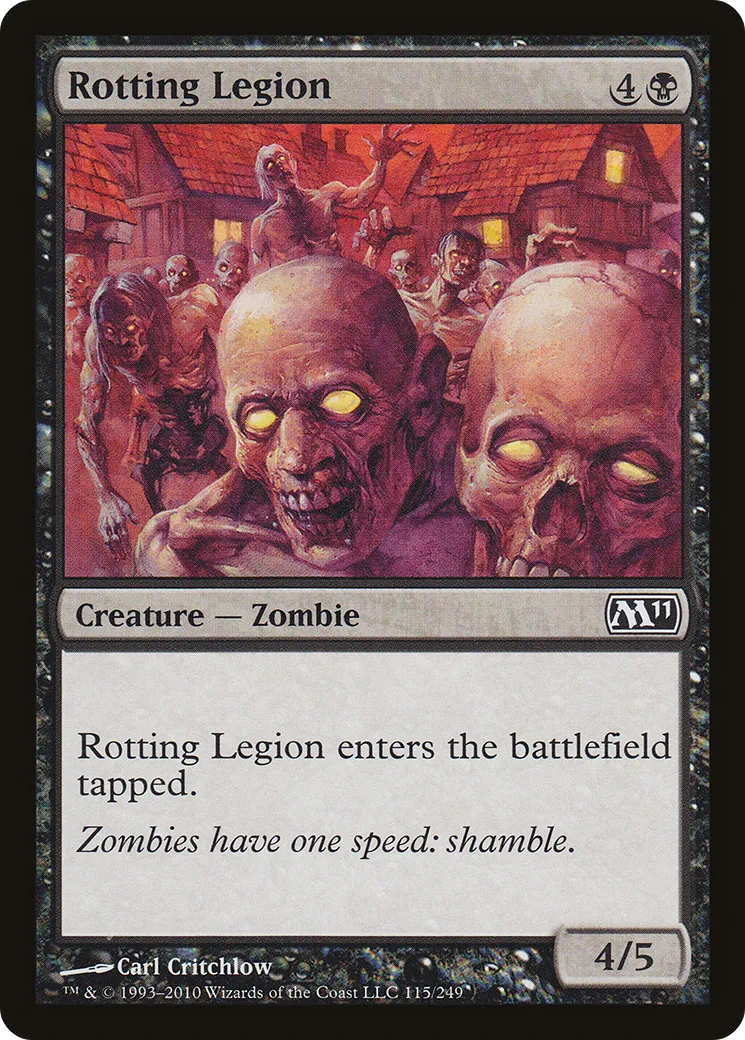 Rotting Legion — Magic 2011 — Magic: The Gathering