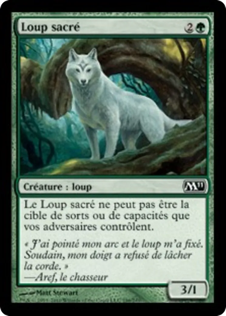 Loup sacré — Magic 2011 — Magic: The Gathering
