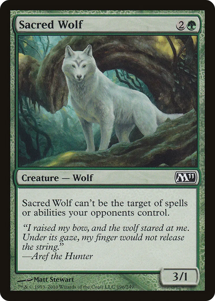 Sacred Wolf — Magic 2011 — Magic: The Gathering