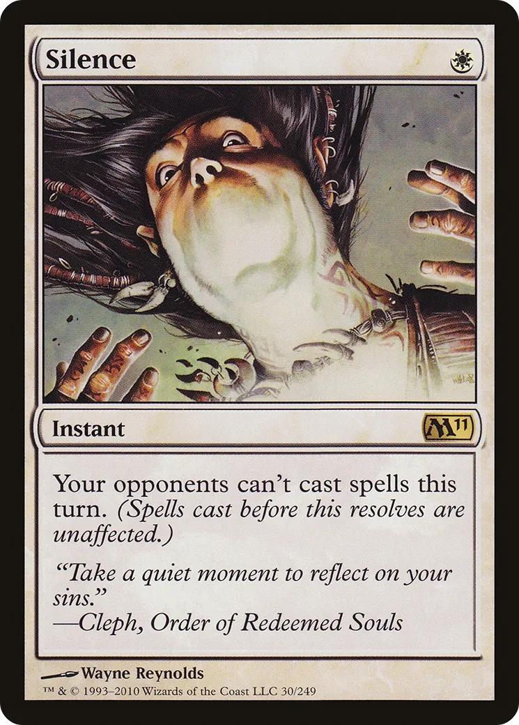 Silence — Magic 2011 — Magic: The Gathering