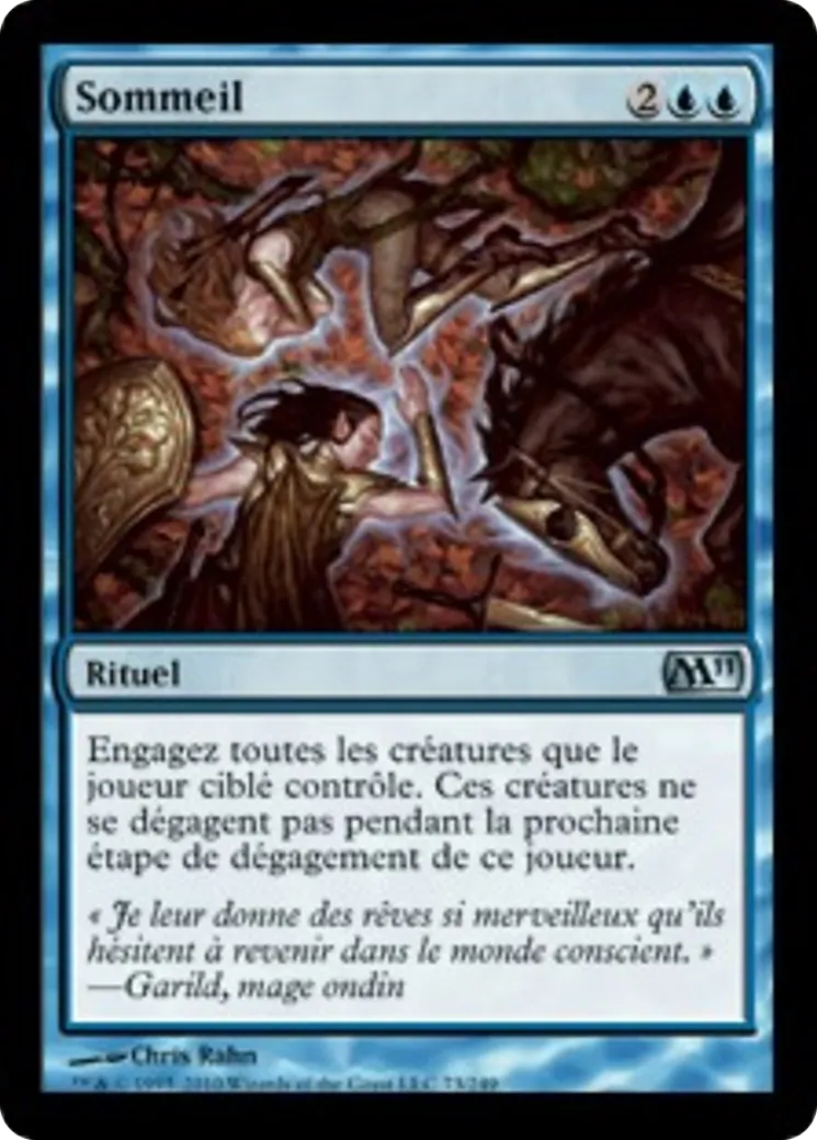 Sommeil — Magic 2011 — Magic: The Gathering