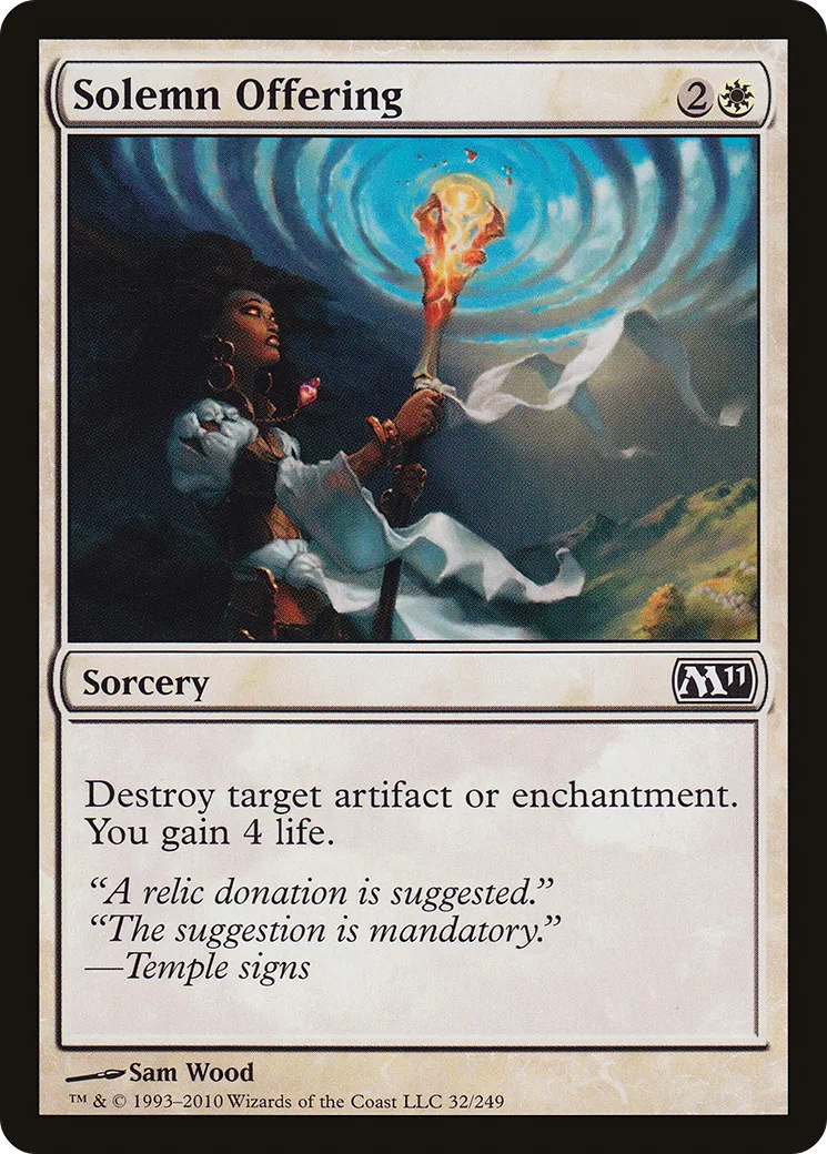 Offrande solennelle — Magic 2011 — Magic: The Gathering