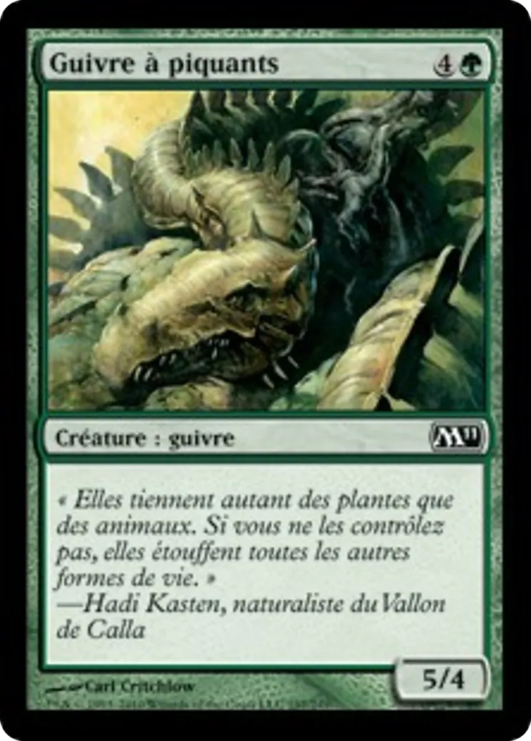 Guivre à piquants — Magic 2011 — Magic: The Gathering
