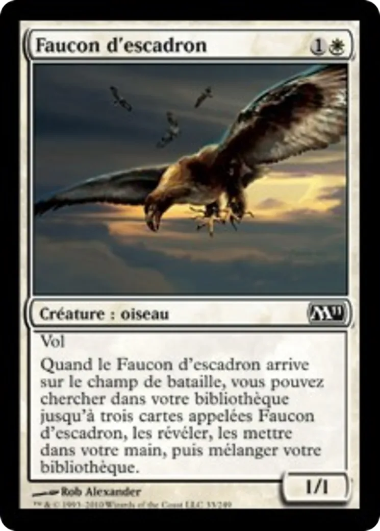 Faucon d'escadron — Magic 2011 — Magic: The Gathering