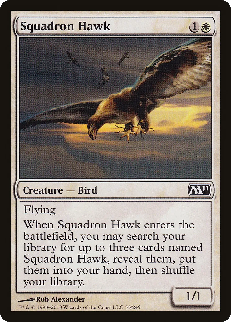 Faucon d'escadron — Magic 2011 — Magic: The Gathering