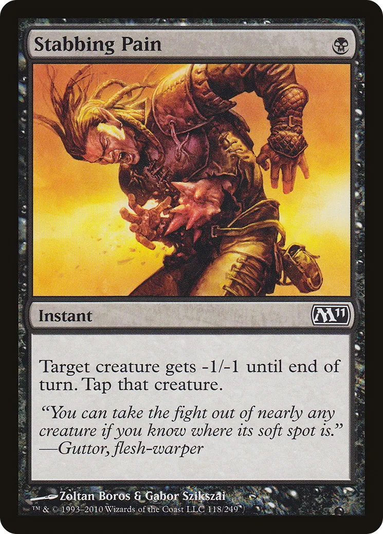 Douleur lancinante — Magic 2011 — Magic: The Gathering