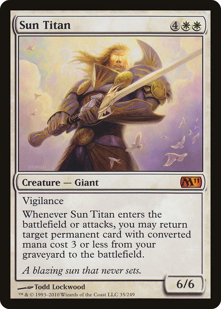 Sun Titan — Magic 2011 — Magic: The Gathering