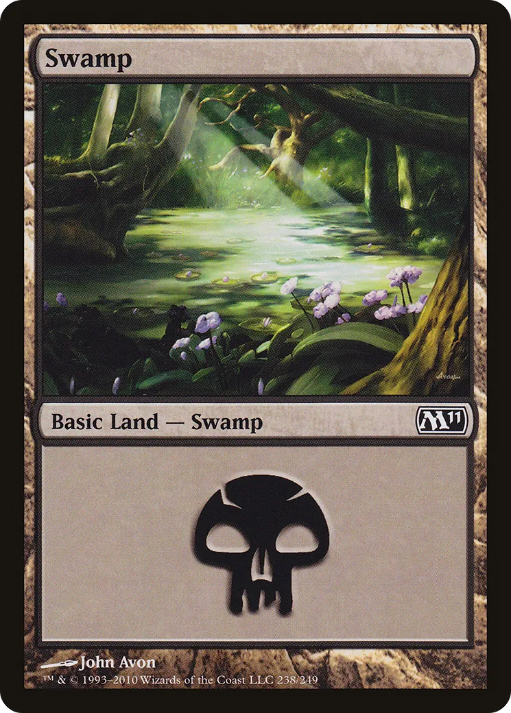 Swamp — Magic 2011 — Magic: The Gathering