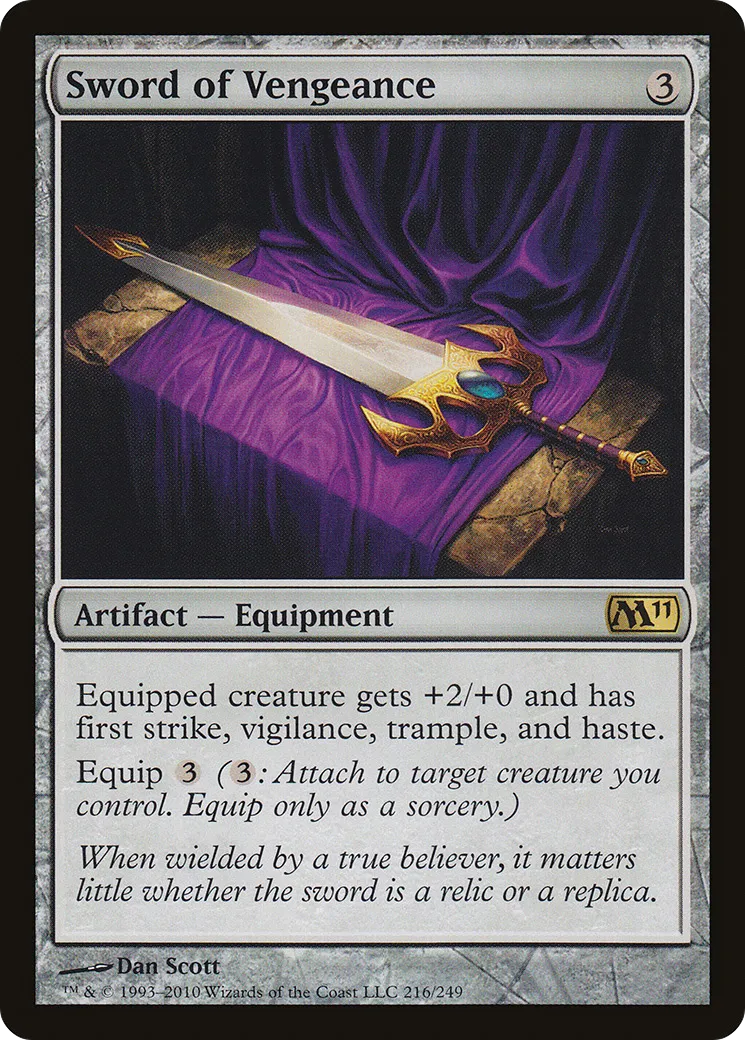 Sword of Vengeance — Magic 2011 — Magic: The Gathering