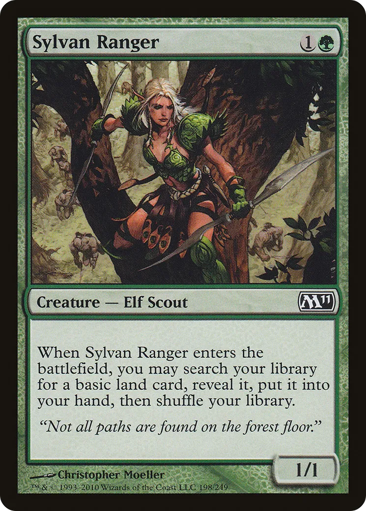 Sylvan Ranger — Magic 2011 — Magic: The Gathering