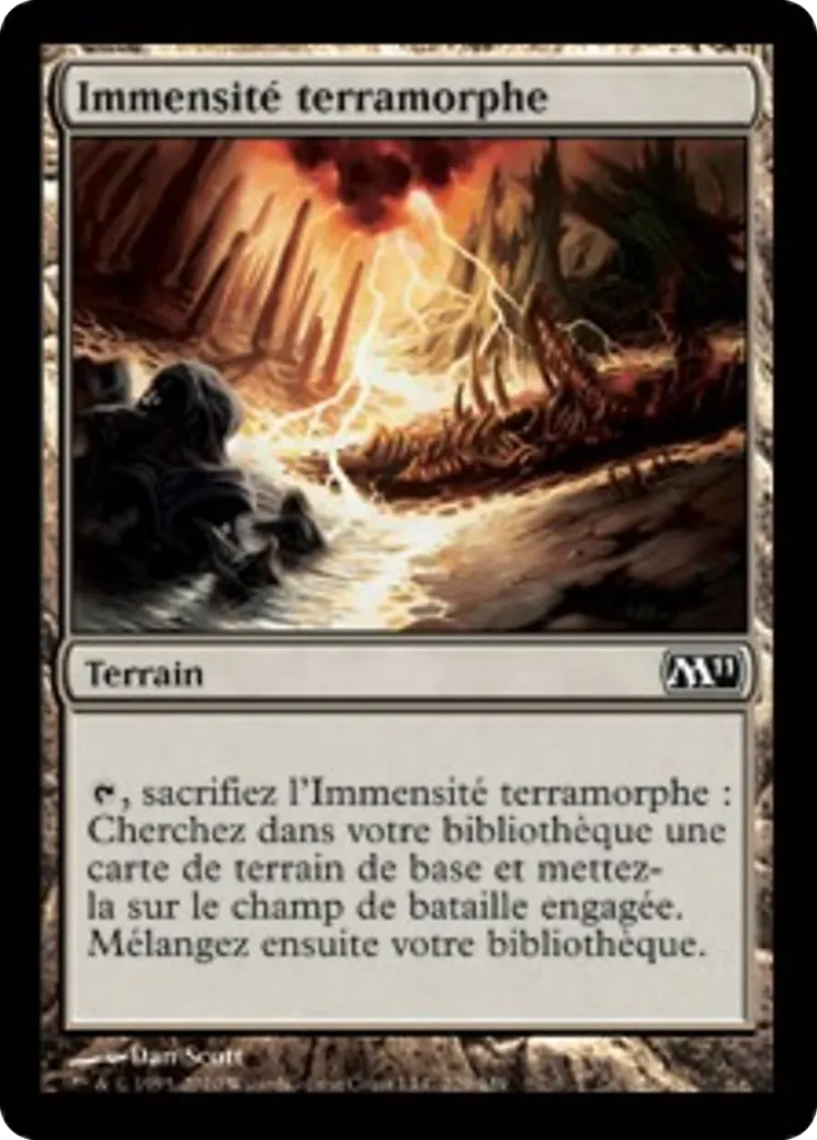 Immensité terramorphe — Magic 2011 — Magic: The Gathering