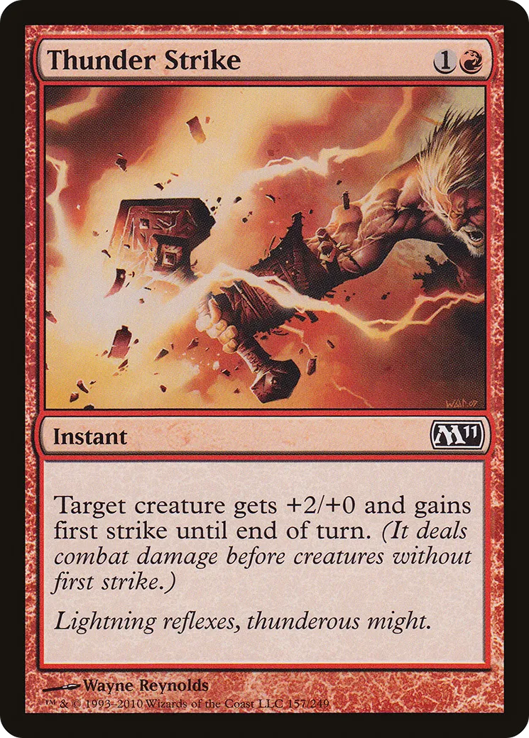 Thunder Strike — Magic 2011 — Magic: The Gathering