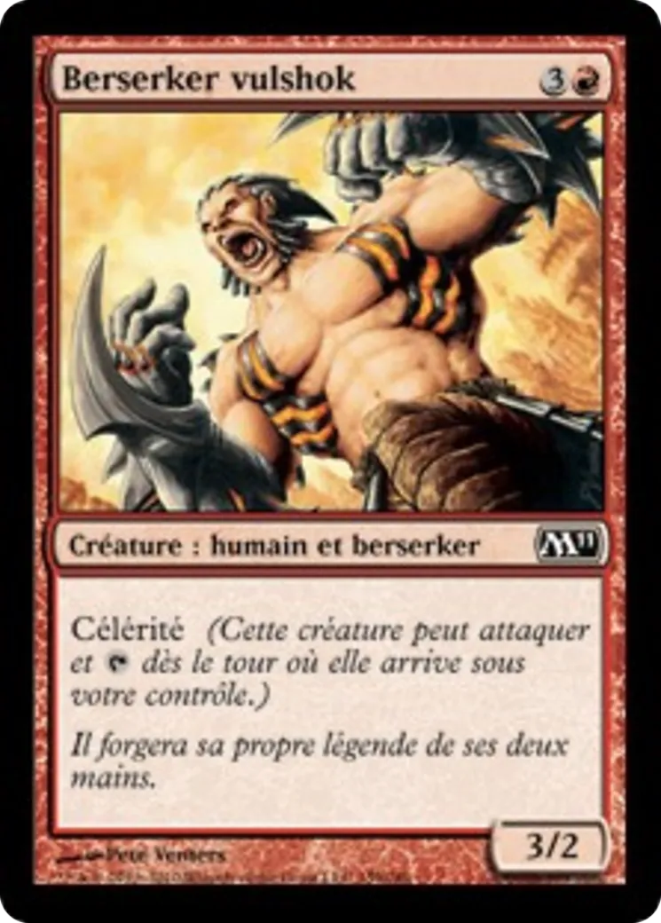 Berserker vulshok — Magic 2011 — Magic: The Gathering
