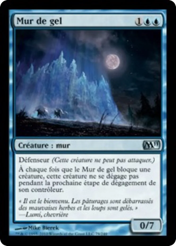 Mur de gel — Magic 2011 — Magic: The Gathering