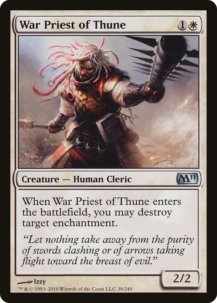 War Priest of Thune — Magic 2011 — Magic: The Gathering