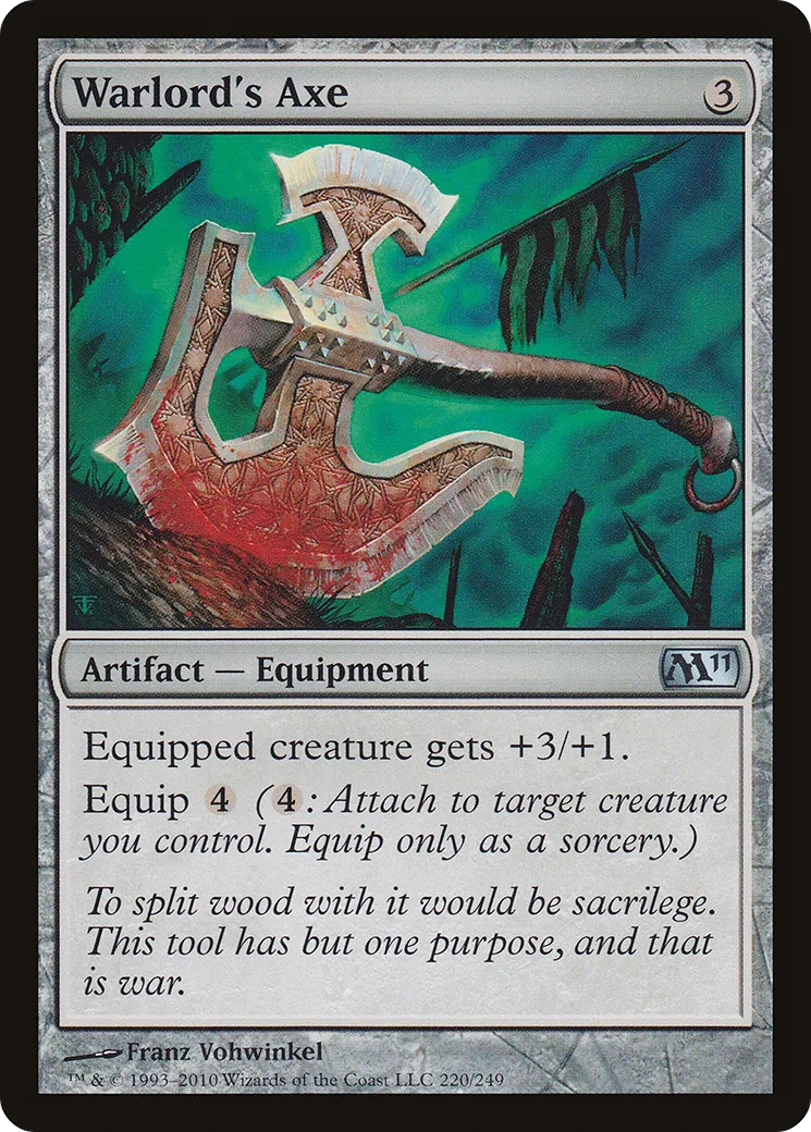 Hache du seigneur de guerre — Magic 2011 — Magic: The Gathering