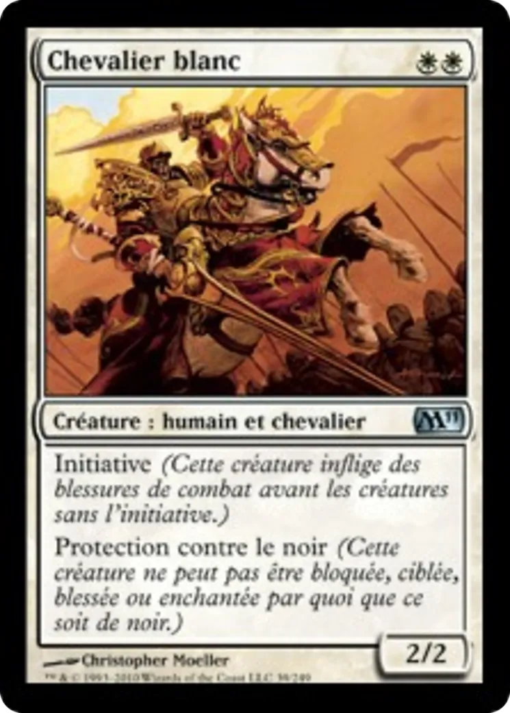 Chevalier blanc — Magic 2011 — Magic: The Gathering