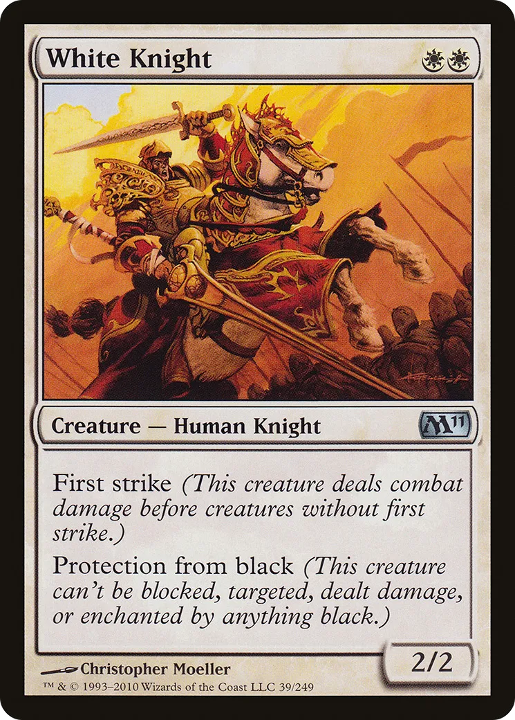 White Knight — Magic 2011 — Magic: The Gathering