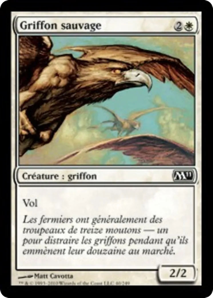 Griffon sauvage — Magic 2011 — Magic: The Gathering