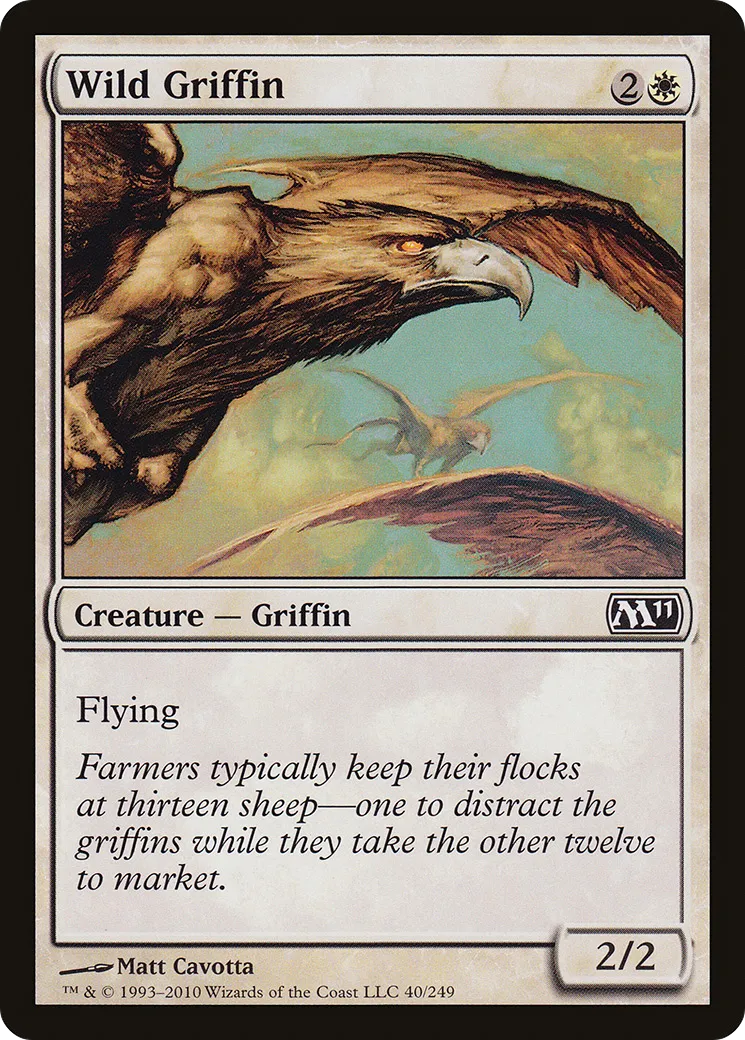 Wild Griffin — Magic 2011 — Magic: The Gathering