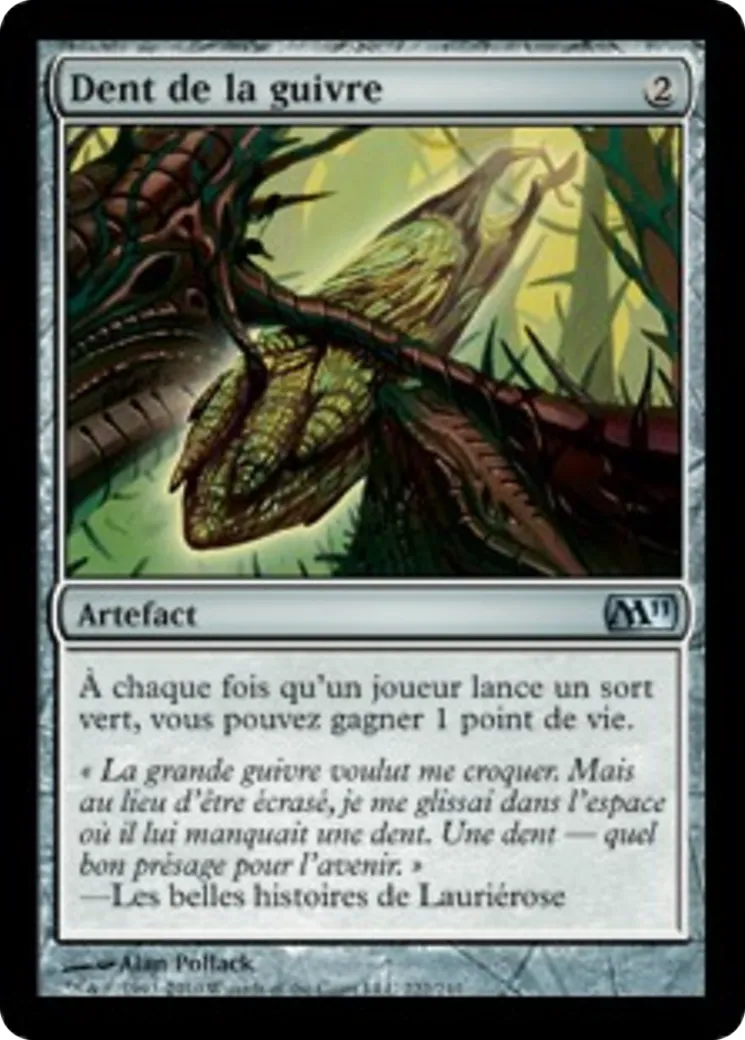 Dent de la guivre — Magic 2011 — Magic: The Gathering