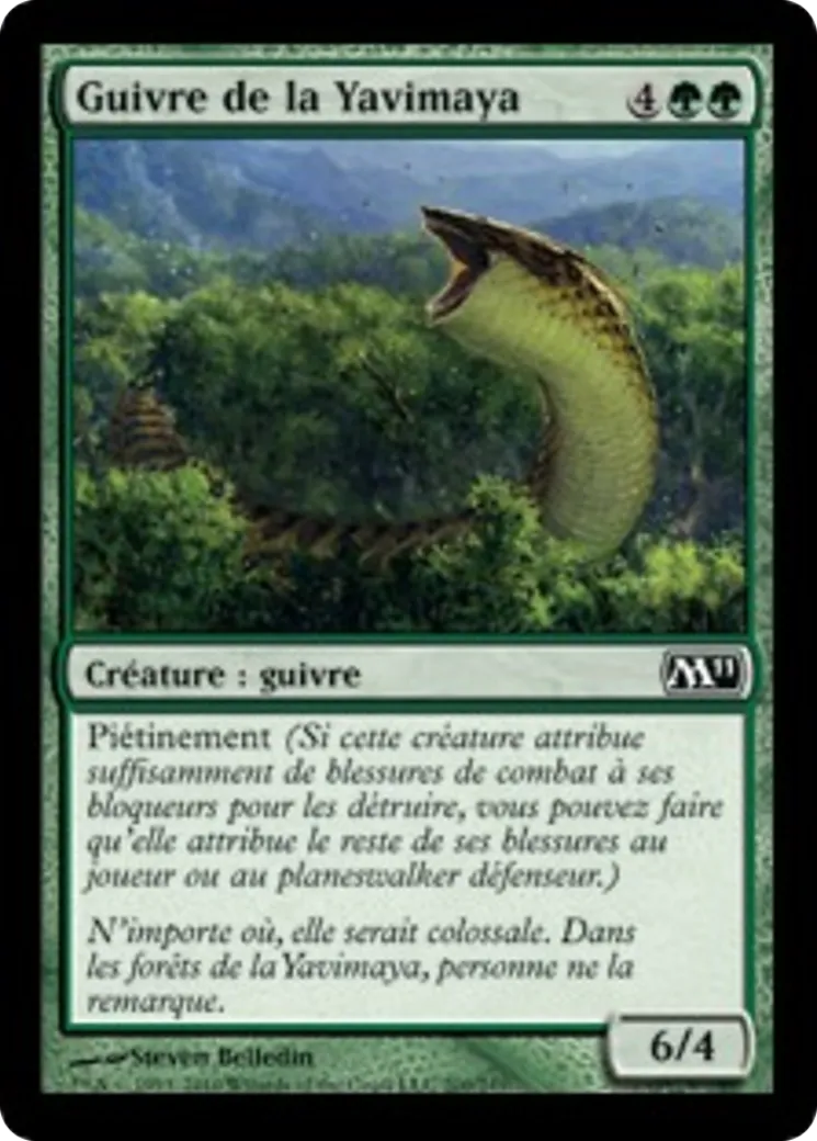 Guivre de la Yavimaya — Magic 2011 — Magic: The Gathering