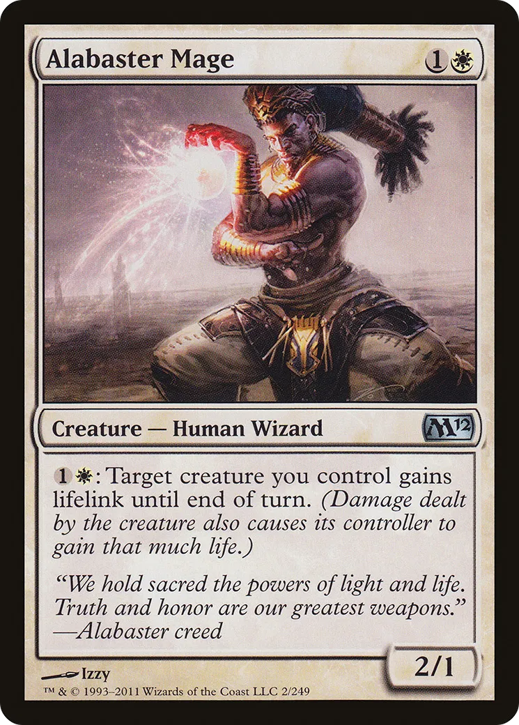 Mage de l'albâtre — Magic 2012 — Magic: The Gathering