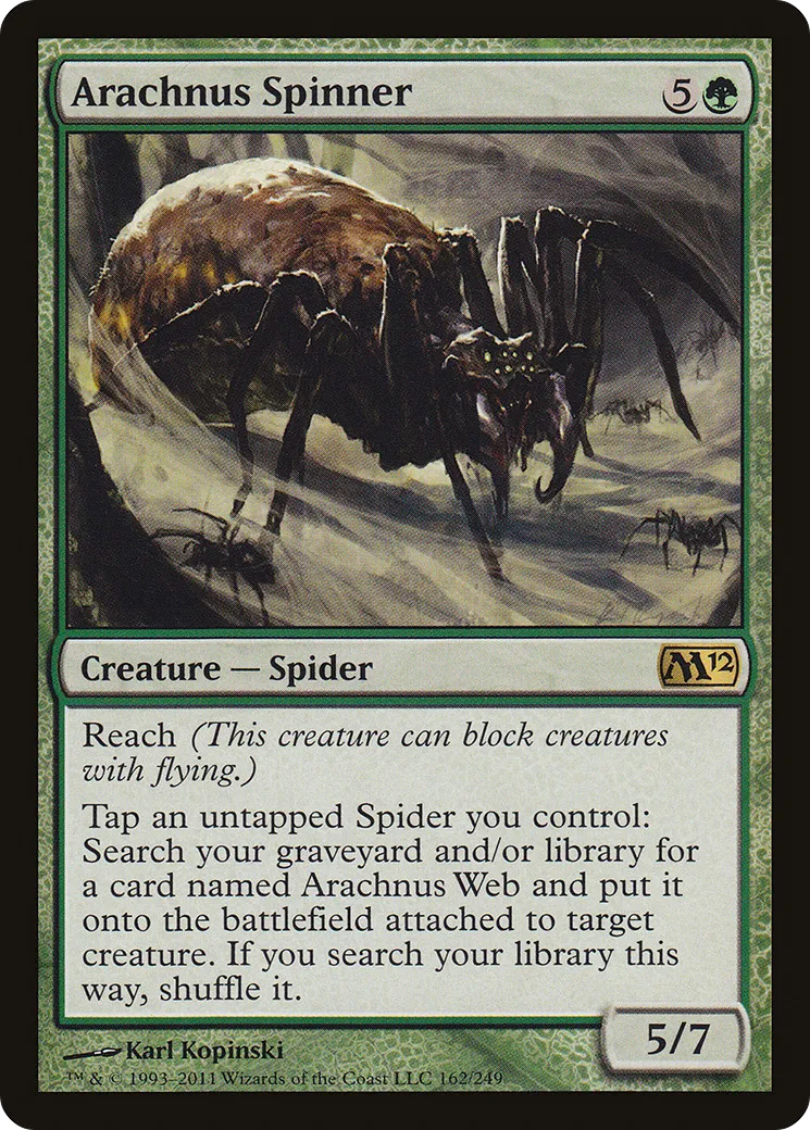 Arachnus Spinner — Magic 2012 — Magic: The Gathering