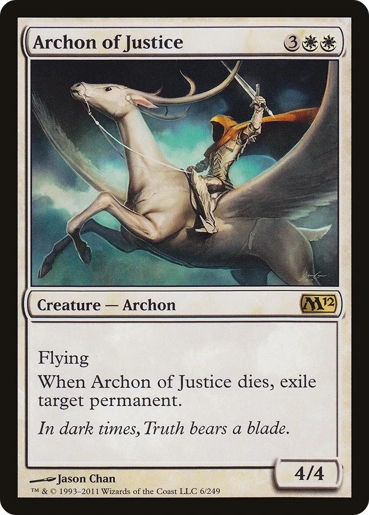 Archon of Justice — Magic 2012 — Magic: The Gathering
