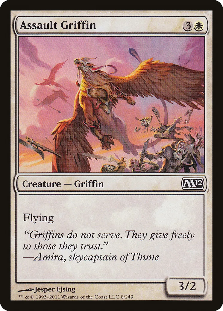 Griffon d'assaut — Magic 2012 — Magic: The Gathering