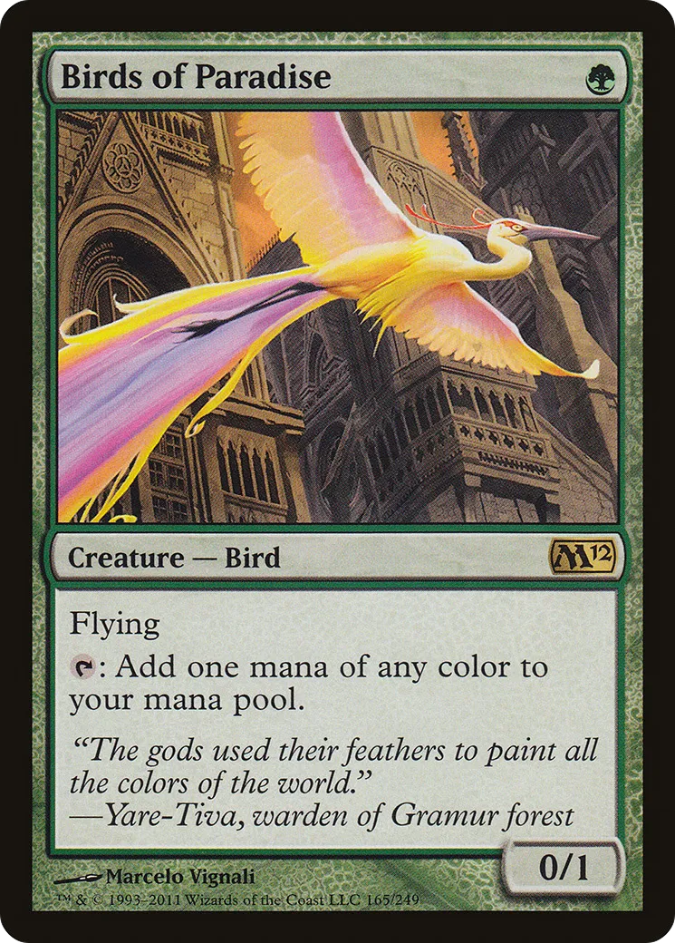 Oiseaux de paradis — Magic 2012 — Magic: The Gathering