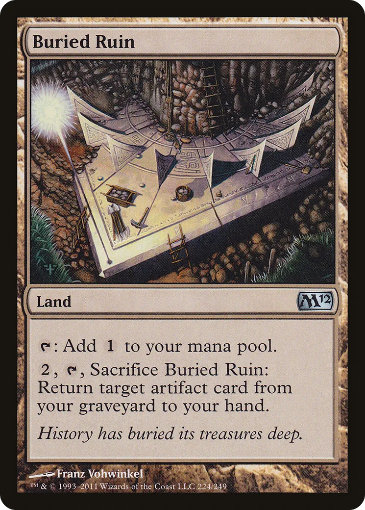 Buried Ruin — Magic 2012 — Magic: The Gathering