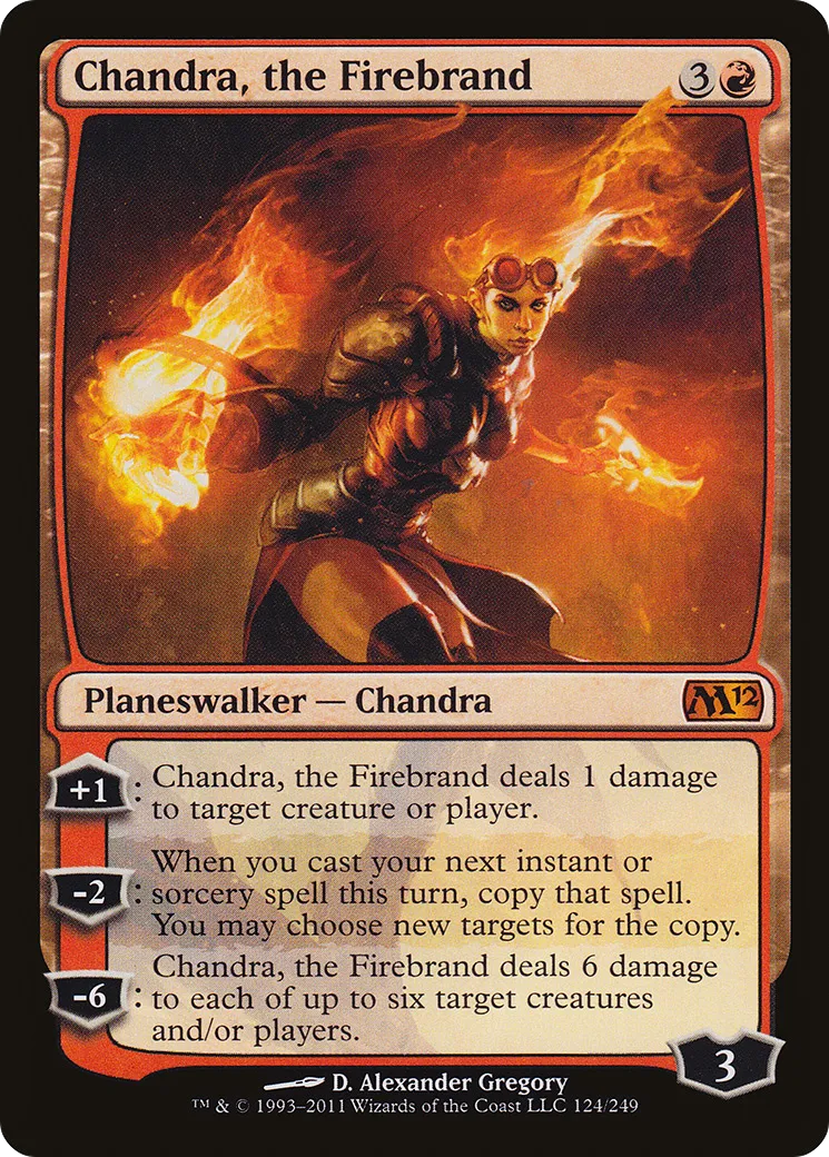 Chandra, the Firebrand — Magic 2012 — Magic: The Gathering