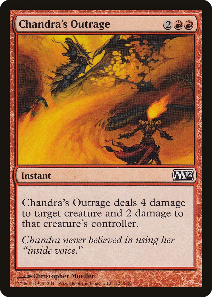 Chandra's Outrage — Magic 2012 — Magic: The Gathering