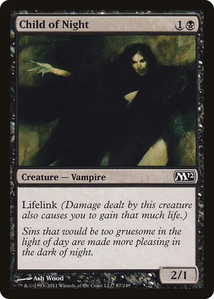 Child of Night — Magic 2012 — Magic: The Gathering